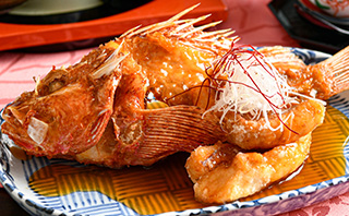 カサゴの唐揚げ